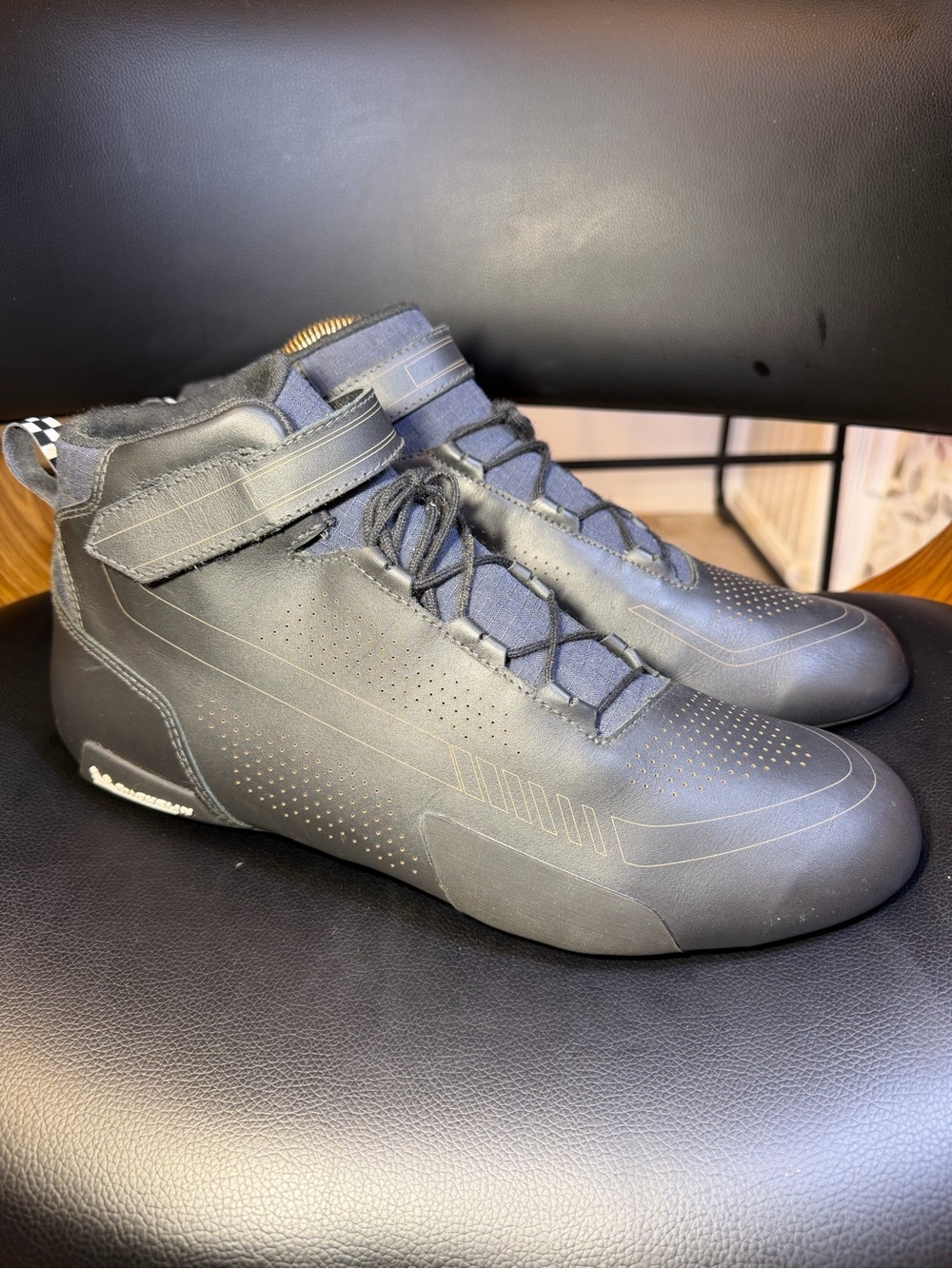 Chicane Boots Track Motorcycle Men’s Sz 12 Michelin Great Condition